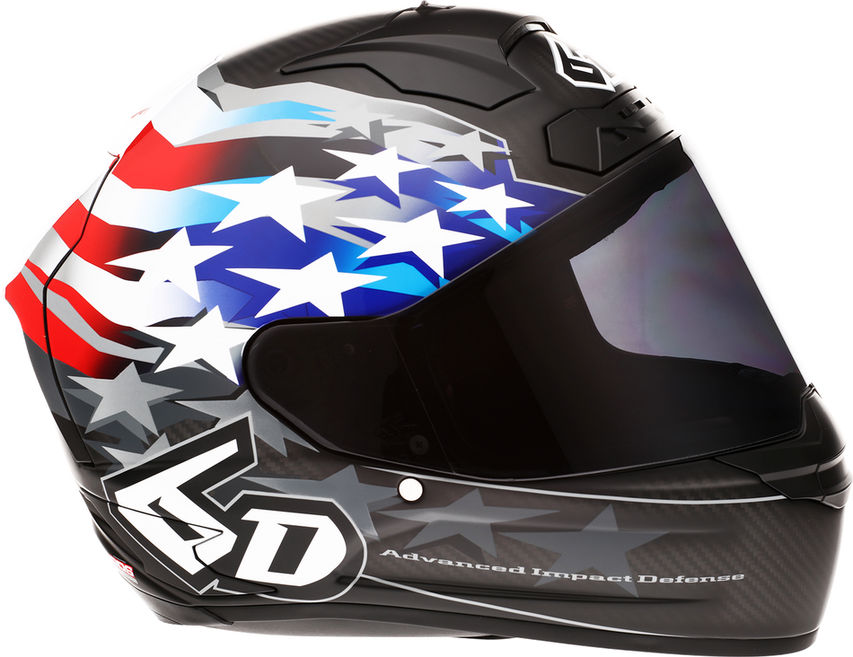 Casco 6D ATS-1R - Patriot - Rojo/Blanco/Azul - Pequeño 30-0695 