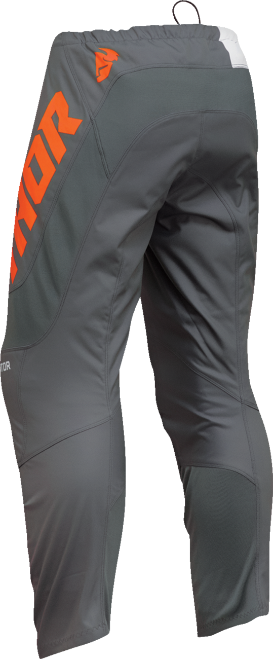 THOR Sector Checker Pants - Charcoal/Orange - 42 2901-11001