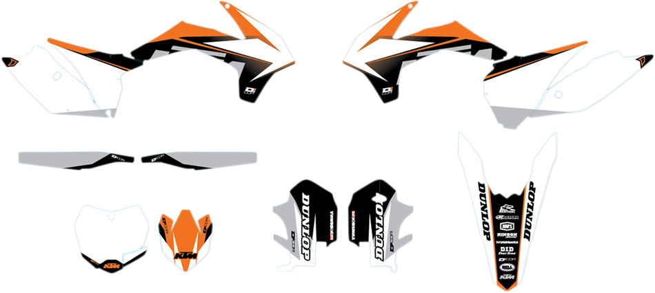 D'COR VISUALS Graphic Kit - KTM 20-30-205