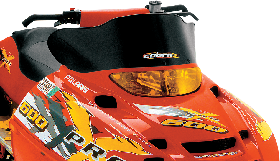 POWERMADD Windshield - 8.5" - Black - Polaris 11511