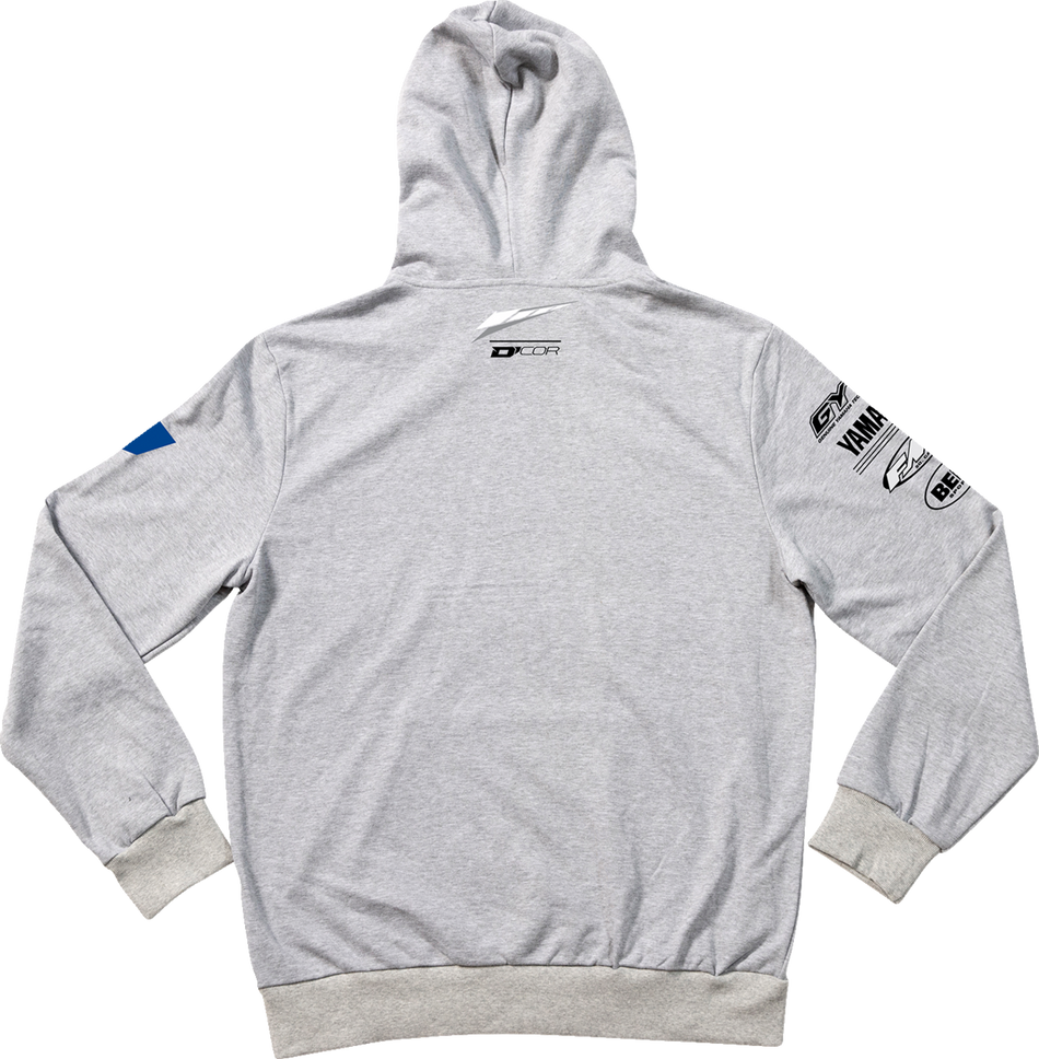 D'COR VISUALS Yamaha Race Sweatshirt - Gray - Medium 85-205-2