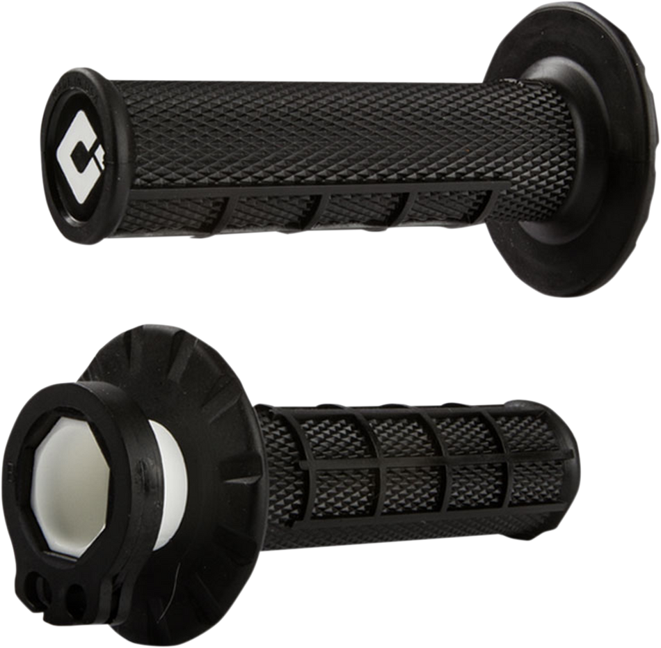 ODI Grips - MX - Half Waffle - Black H36HWB