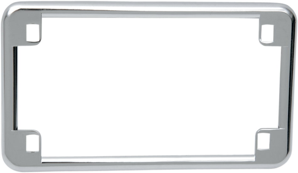 DRAG SPECIALTIES License Plate Frame - Chrome 74061