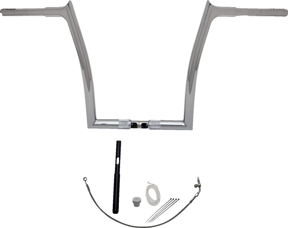 FAT BAGGERS INC. Handlebar Kit - Pointed Top - 14" - Chrome 919914