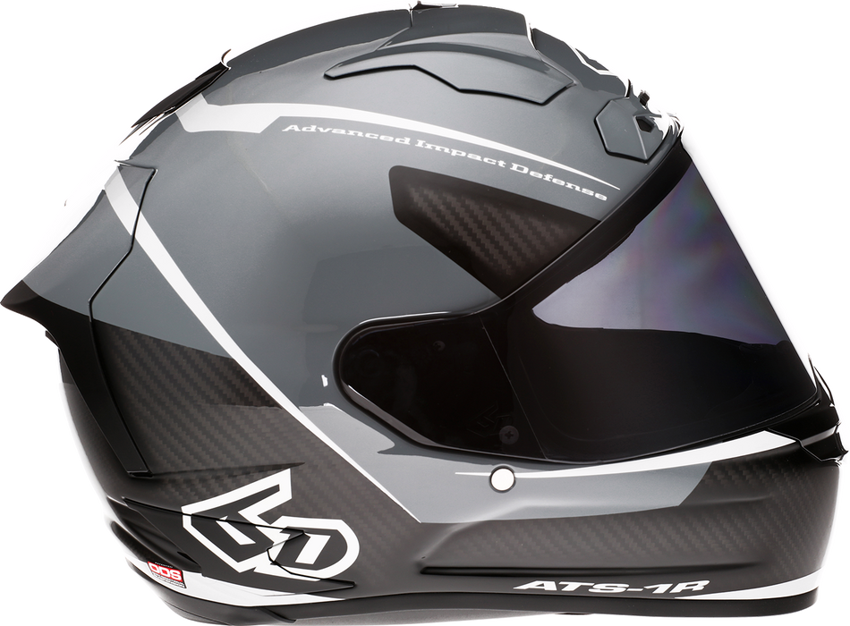 Casco 6D ATS-1R - Alpha - Plata - Pequeño 30-0585 