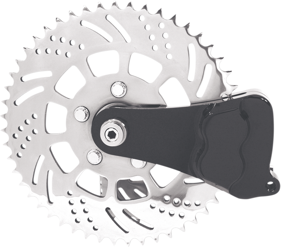 HAWG HALTERS Sprocket Brake Caliper - Left - Black RKSBLAL351