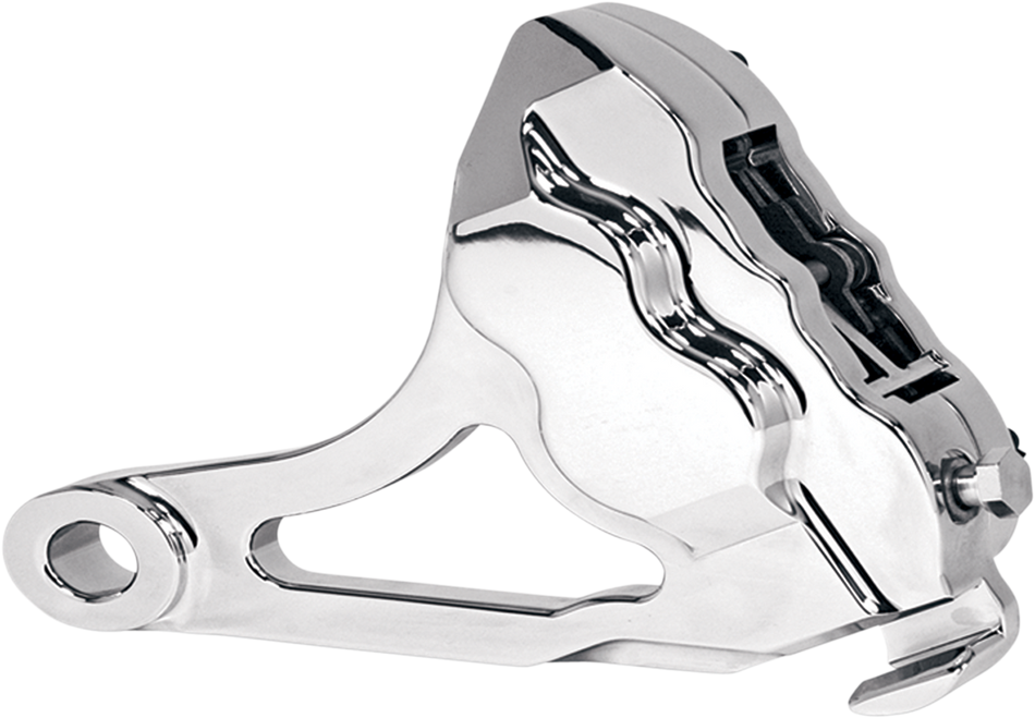 HAWG HALTERS 4-Piston Caliper - Rear - Chrome RKSTCC506