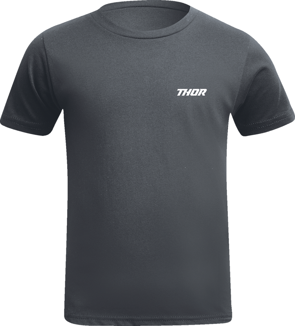 THOR Youth Whip T-Shirt - Charcoal - Large 3032-3600