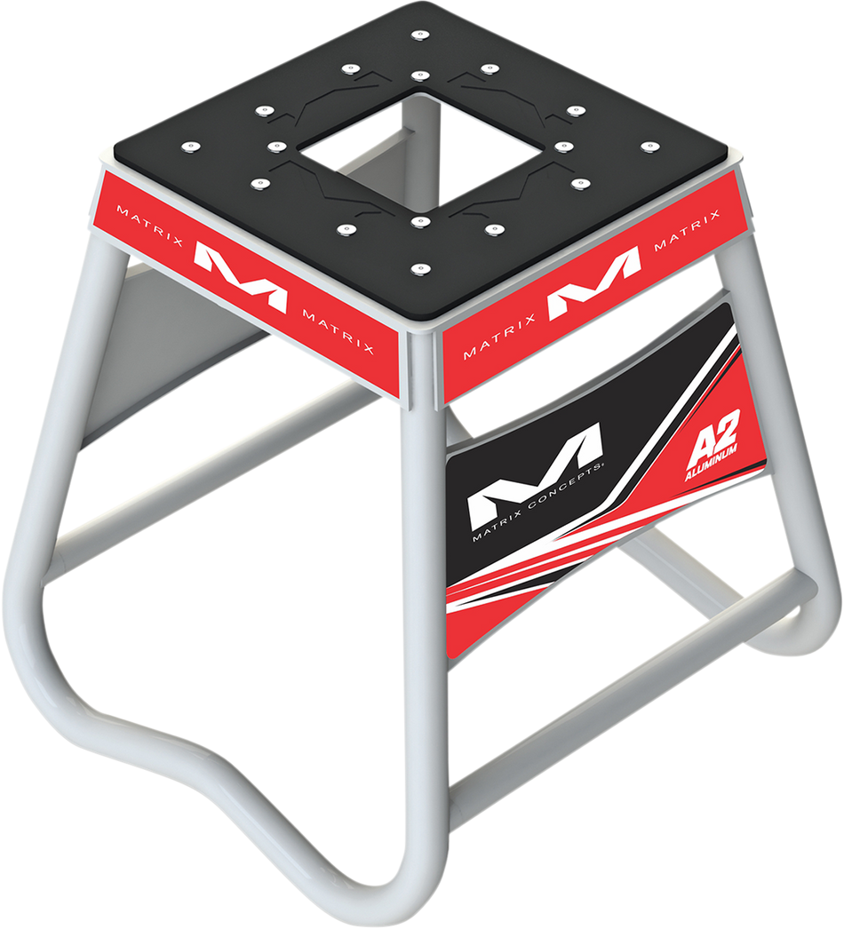 MATRIX CONCEPTS,LLC A2 Stand - Aluminum - Red/White A2 102