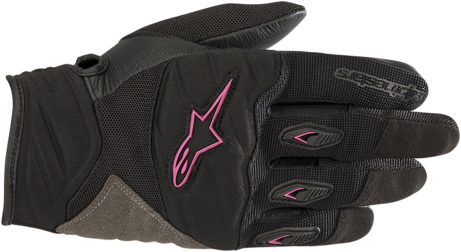 ALPINESTARS Stella Shore Gloves - Black/Fuchsia - Medium 3516318-1039-M