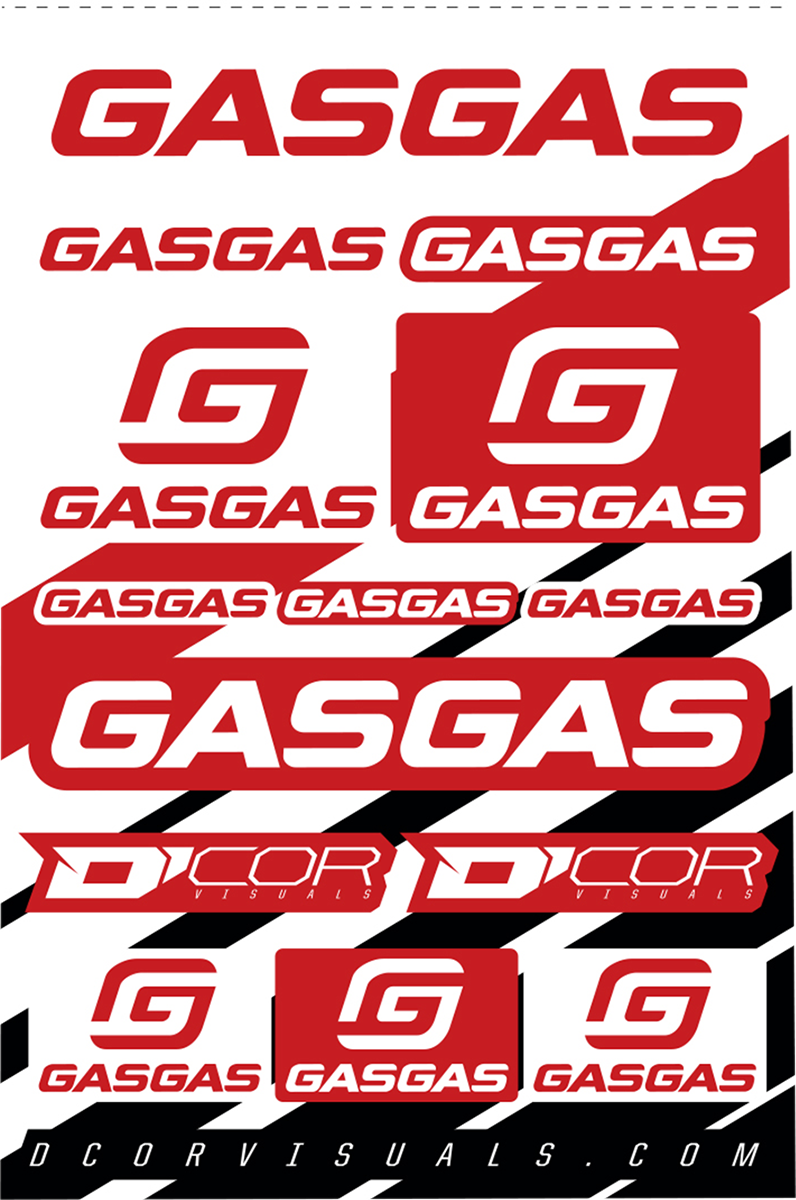 D'COR VISUALS Decal Sheet - GasGas 40-65-100