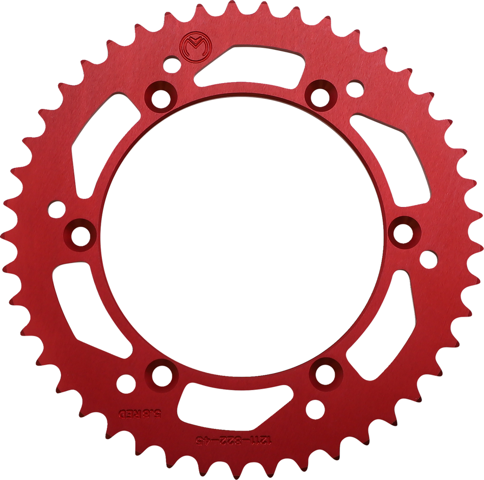 MOOSE RACING Rear Sprocket - 45 Tooth - Beta/Gas Gas/Sheroc/Suzuki 1211-822-45-13