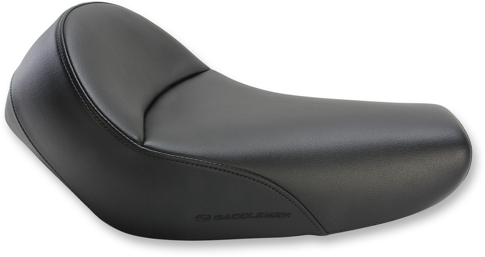 SADDLEMEN Heels Down Solo Seat - Without Backrest - Plain - Black - XL 807-11-0021