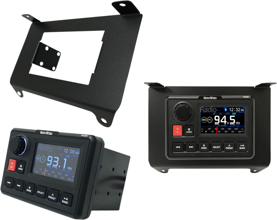 NAVATLAS Radio Kit w/Mount - RZR Turbo RZR1ZONE1