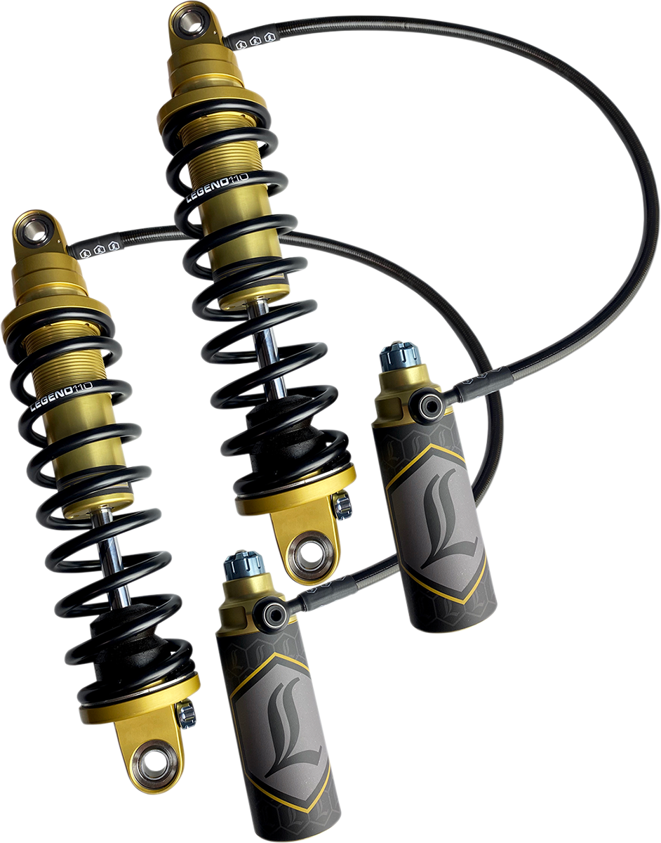 LEGEND SUSPENSION REVO ARC Remote Reservoir Shocks - Standard - Gold - 13" - '99-'08 FL 1310-1902