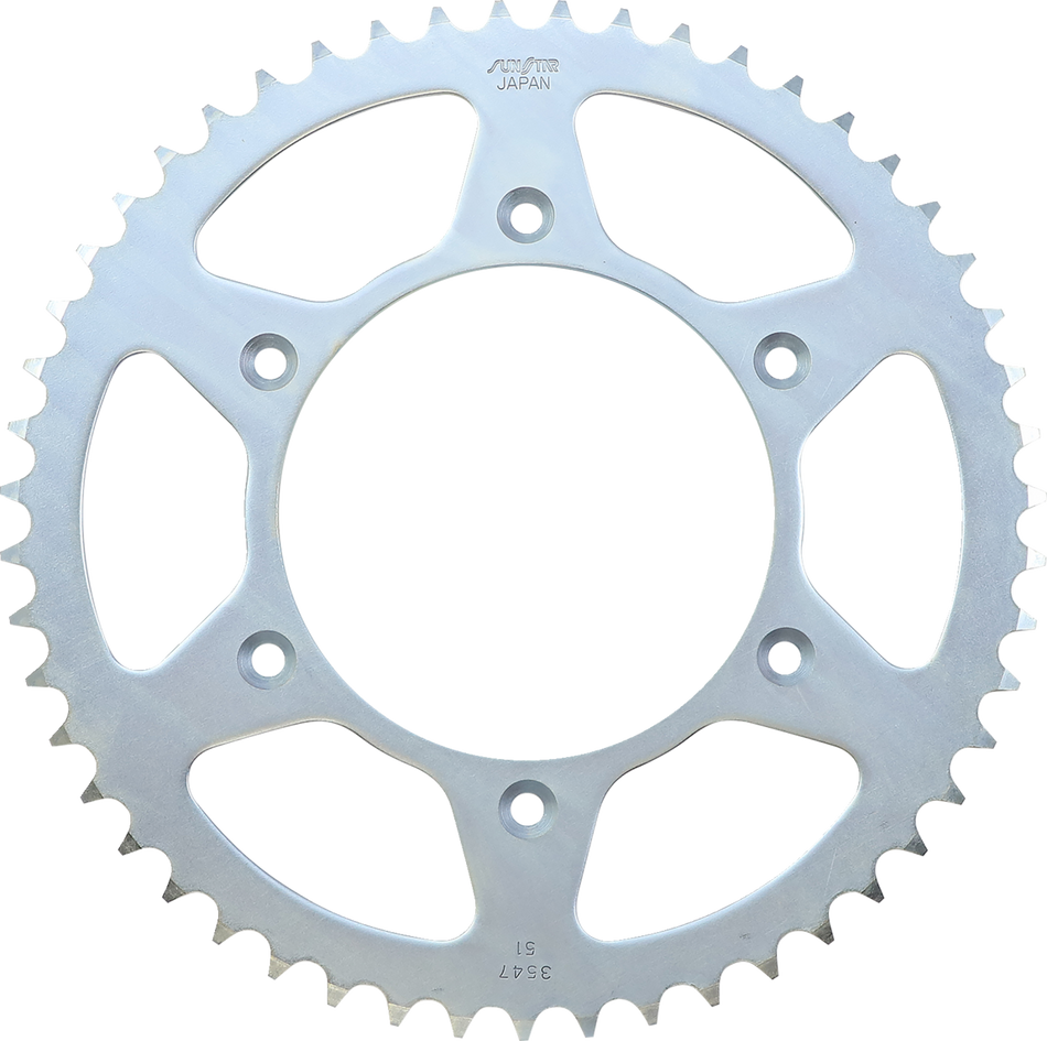 SUNSTAR SPROCKETS Rear Sprocket - 51 Tooth 2-354751