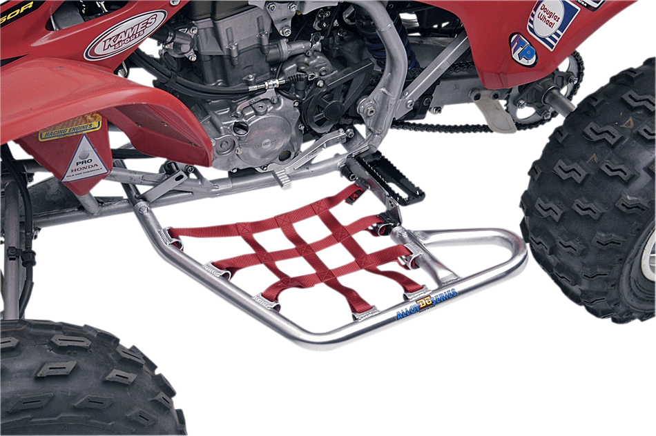 DG PERFORMANCE Nerf Bars - TRX450R - Natur/Rot 60-2455