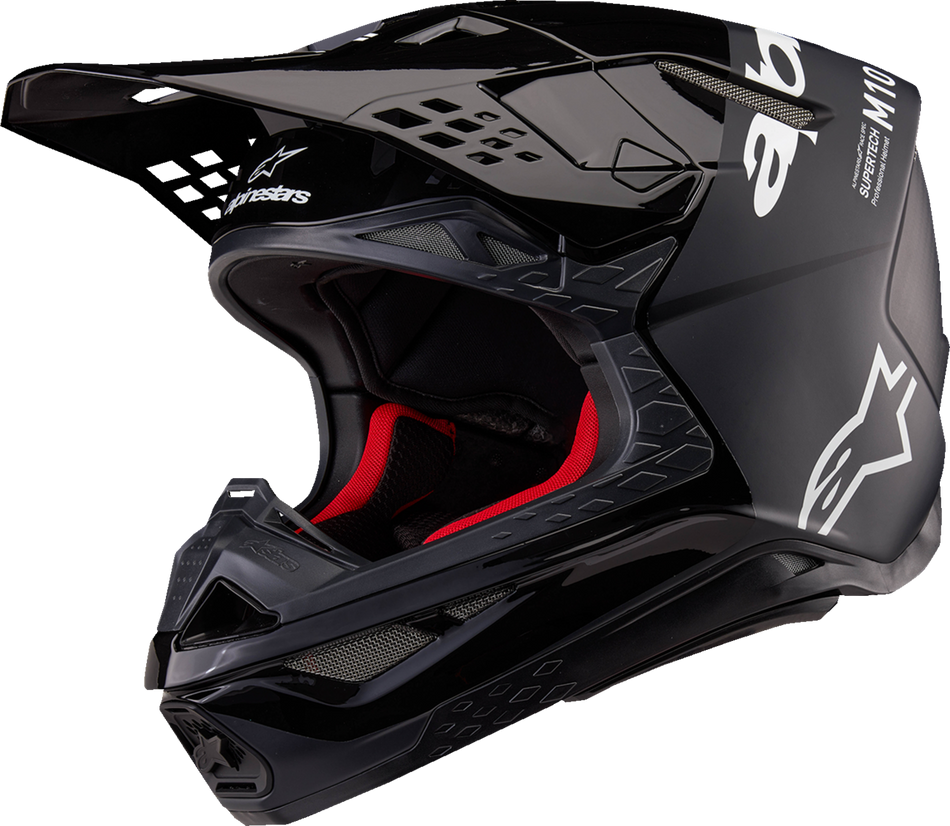 ALPINESTARS Supertech M10 Helm - Flood - MIPS® - Schwarz/Dunkelgrau - XS 8301023-1310-XS