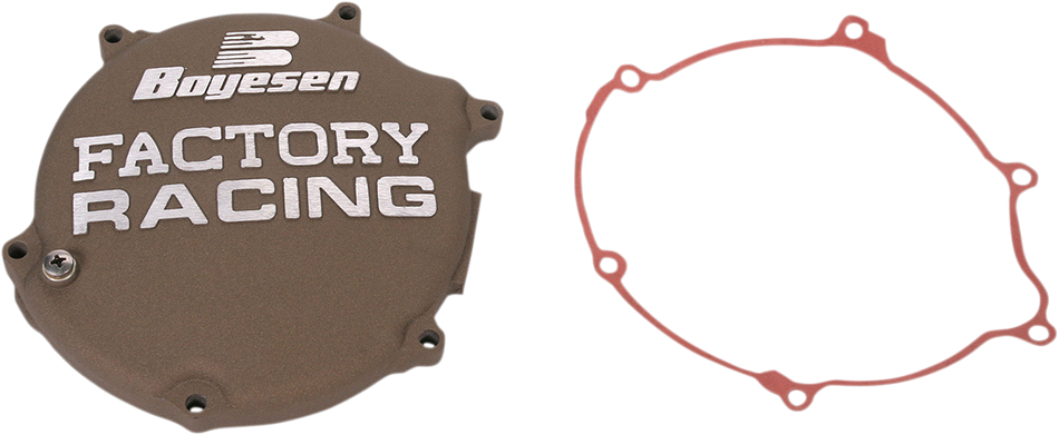 BOYESEN Clutch Cover - Gold - KX125 CC-11AM