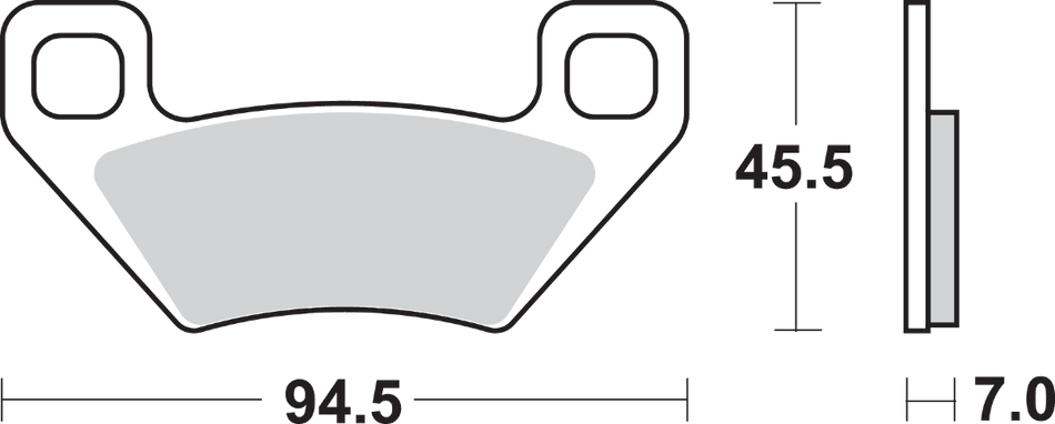 SBS Brake Pads 822ATS