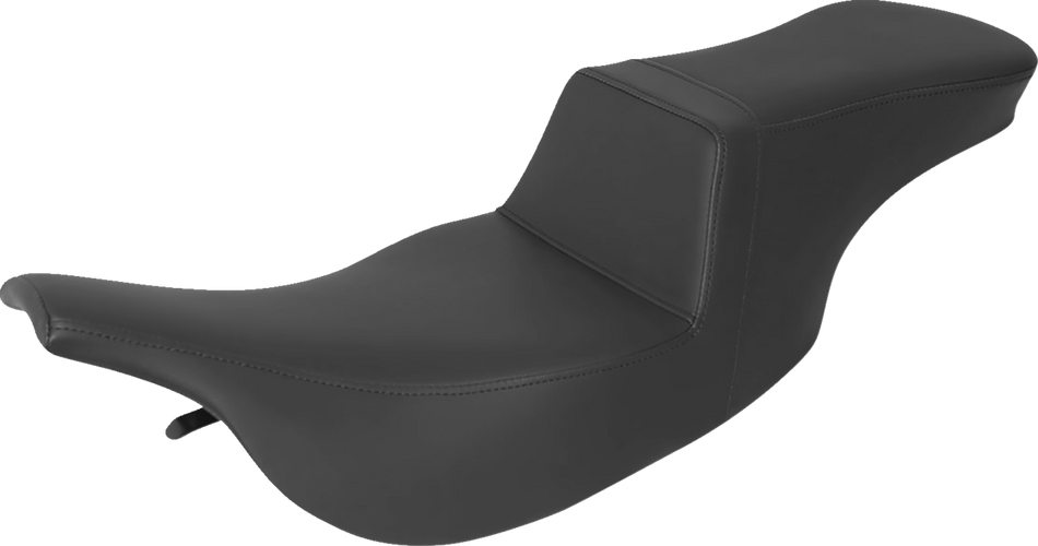 SADDLEMEN Step-Up Seat - Smooth - Black - FLH 897-07-194