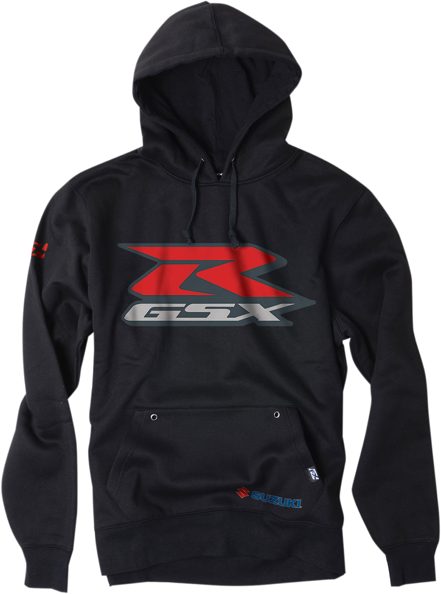 FACTORY EFFEX Suzuki GSX-R Pullover Hoodie - Black - XL 15-88414