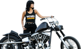 BILTWELL Camiseta sin mangas de surf para mujer - Negro - XL 8142-045-005 
