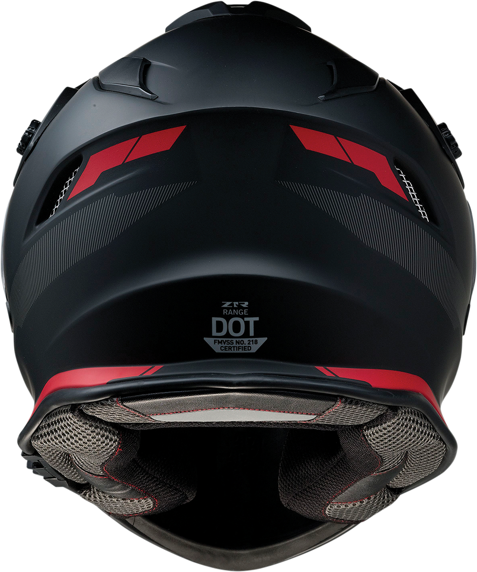 Z1R Range Helmet - Uptake - Black/Red - Medium 0140-0015