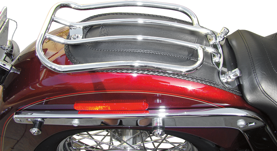 MOTHERWELL Luggage Rack - Chrome - Softail MWL-175-09-CH