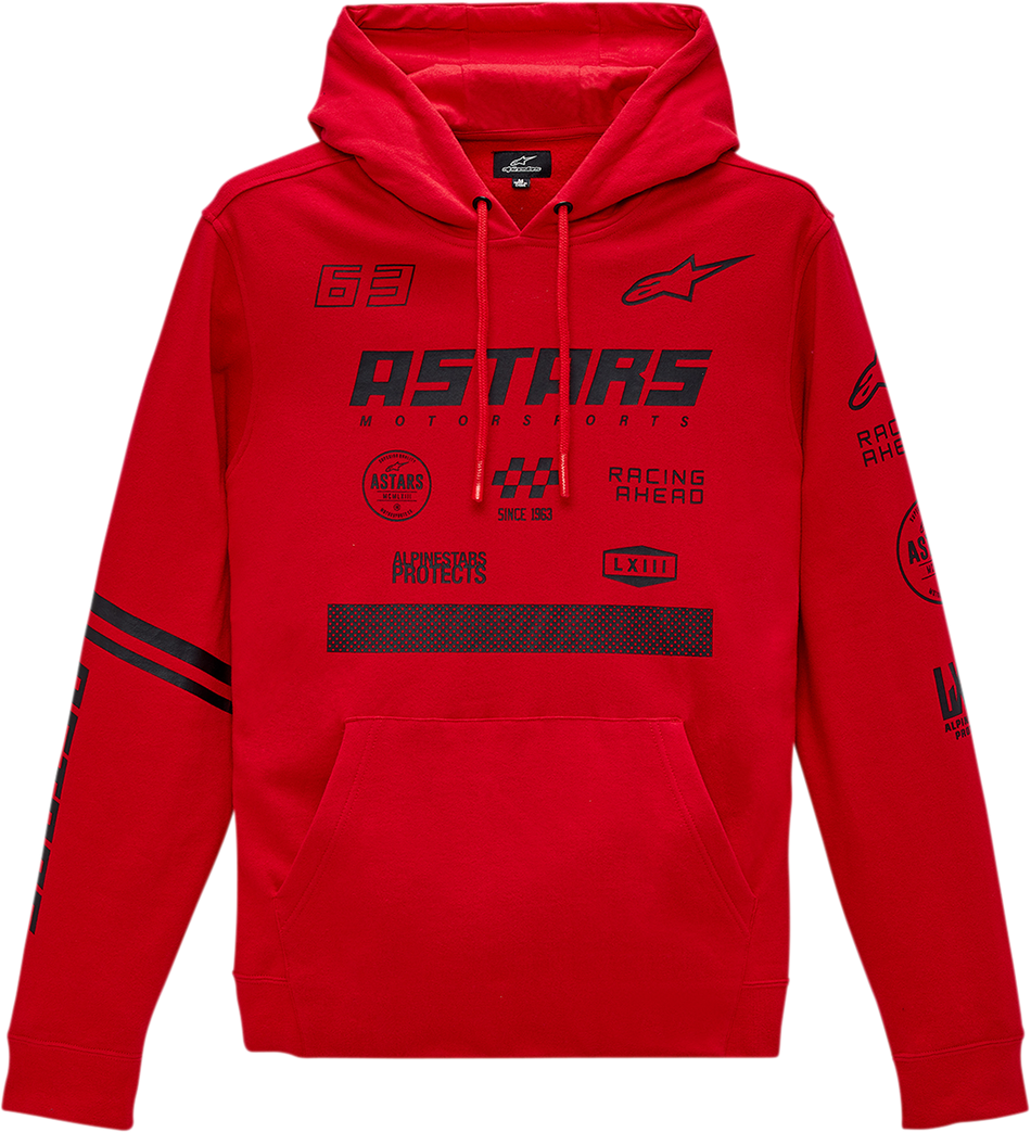 ALPINESTARS Multi Race Hoodie - Red - Large 12135150030L