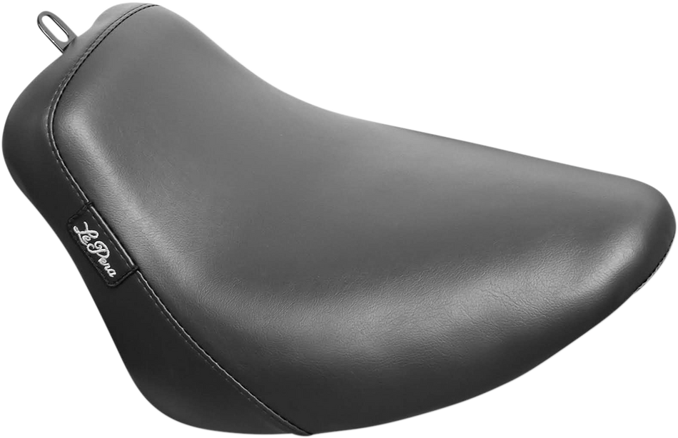 LE PERA Bare Bones Solo Seat - Smooth - Black - Softail LY-007