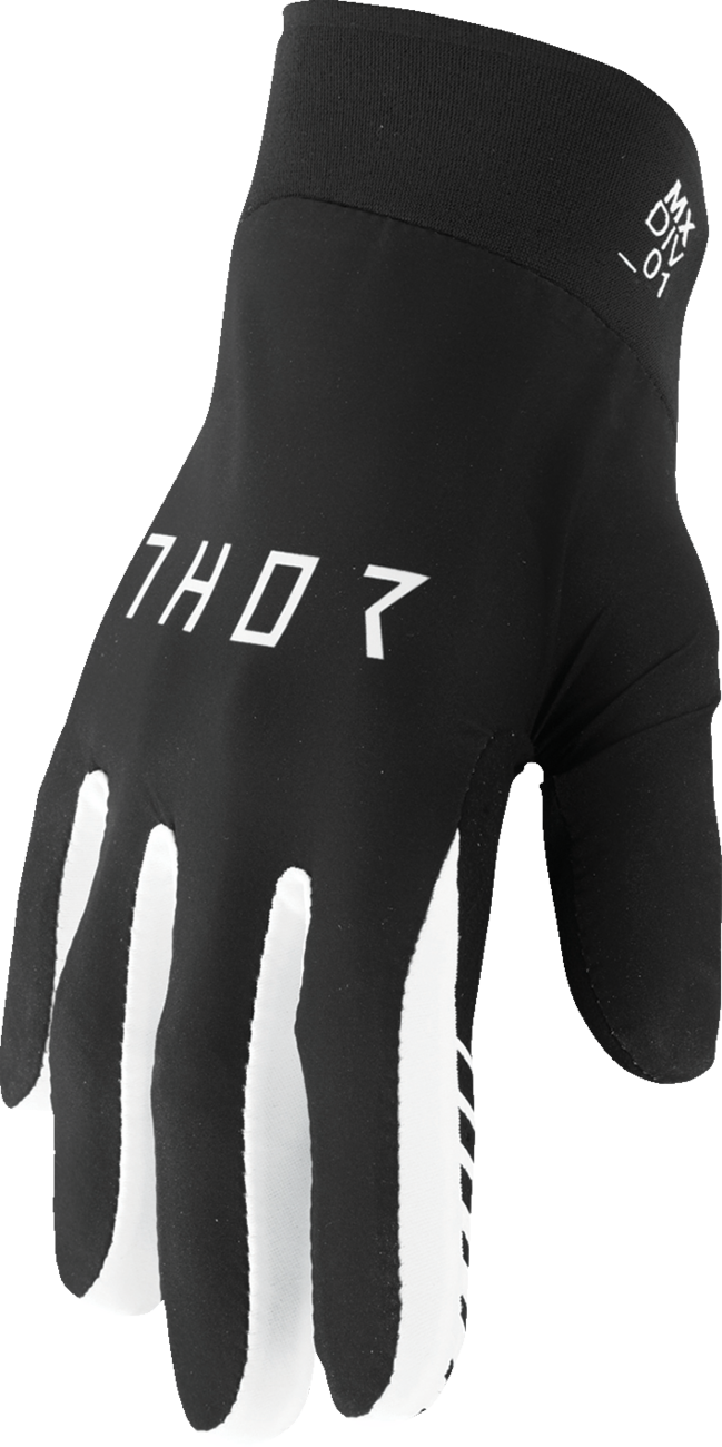 Guantes THOR Agile - Sólidos - Negro/Blanco - Pequeños 3330-7670 