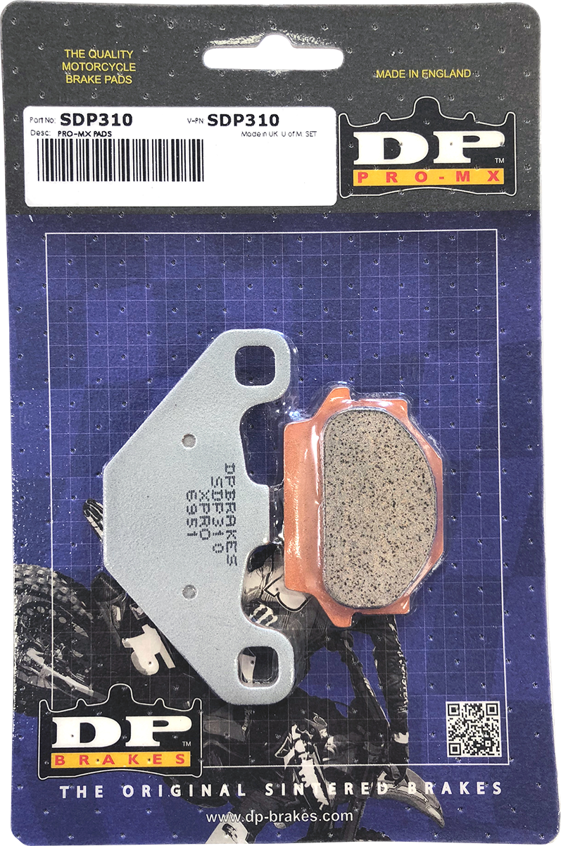 DP BRAKES Pro MX Sintered Brake Pads - SDP310 SDP310