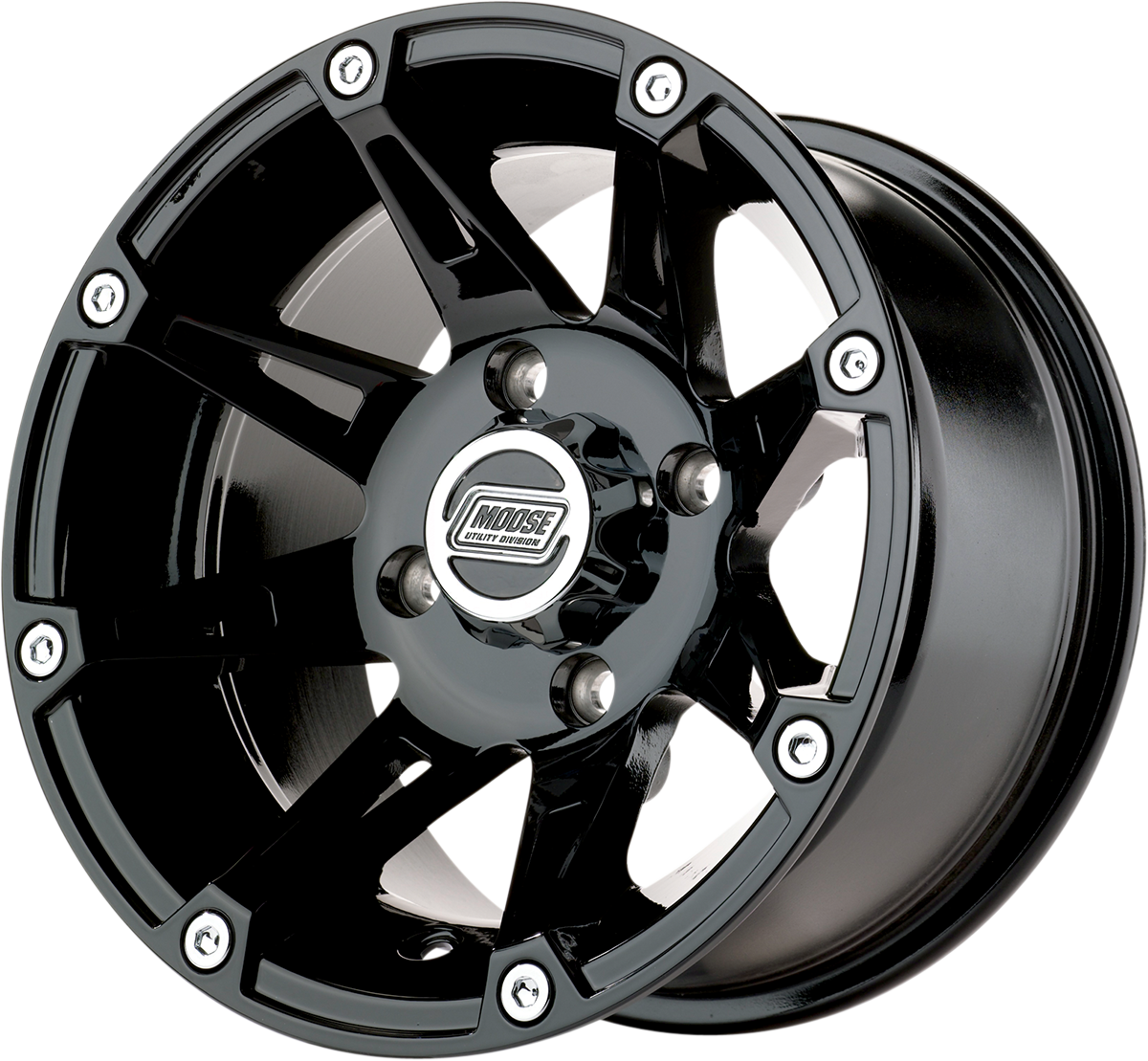 Rueda MOOSE UTILITY - 387X - Trasera - Negra - 12x8 - 4/136 - 4+4 387MO128136GB4 