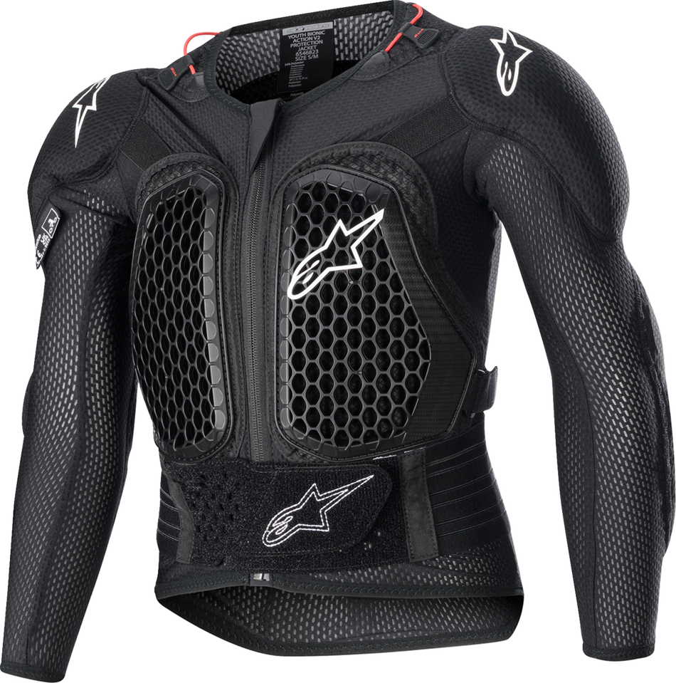 ALPINESTARS Youth Bionic Action V2 Protection Jacket - Black - S/M 6546823-10-SM