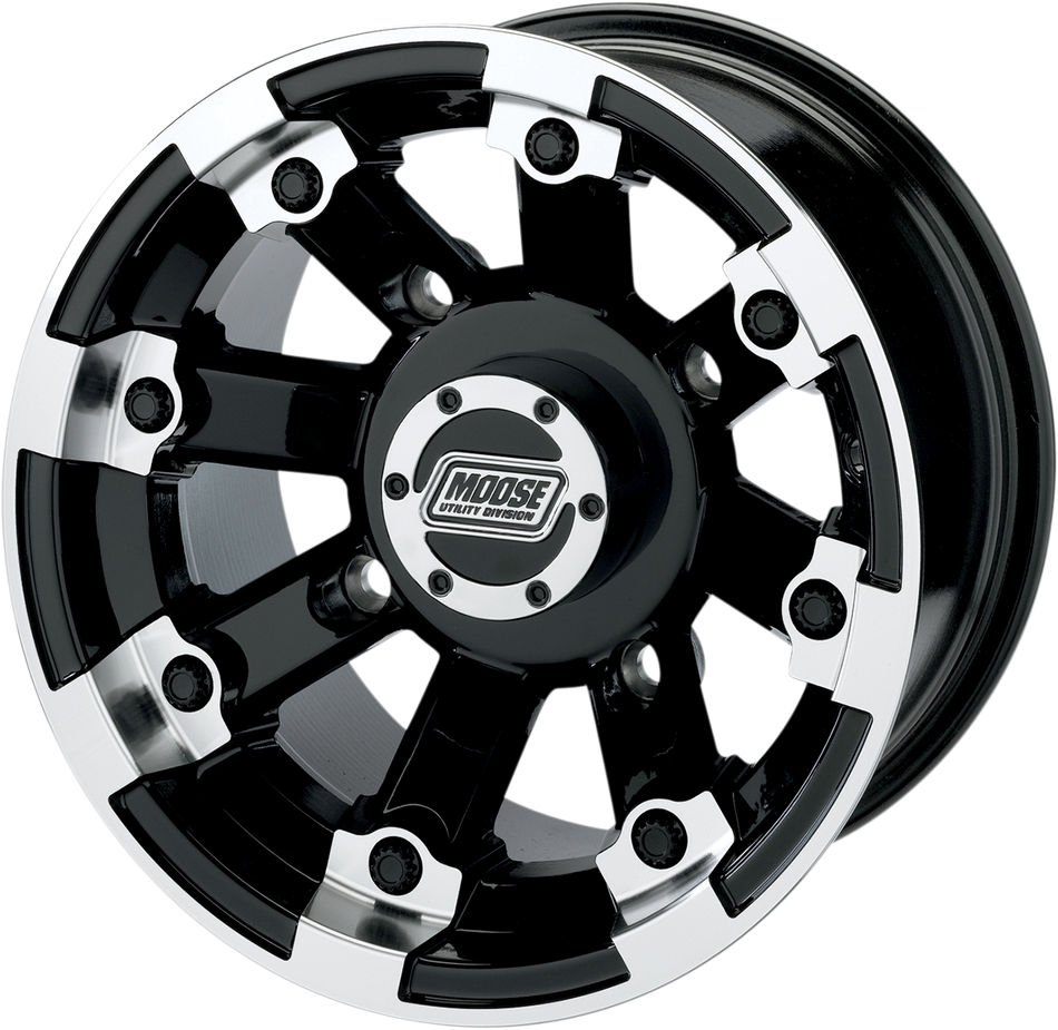 MOOSE UTILITY Wheel - 393X - Front - Black - 12x7 - 4/156 - 4+3 393127156GBML4