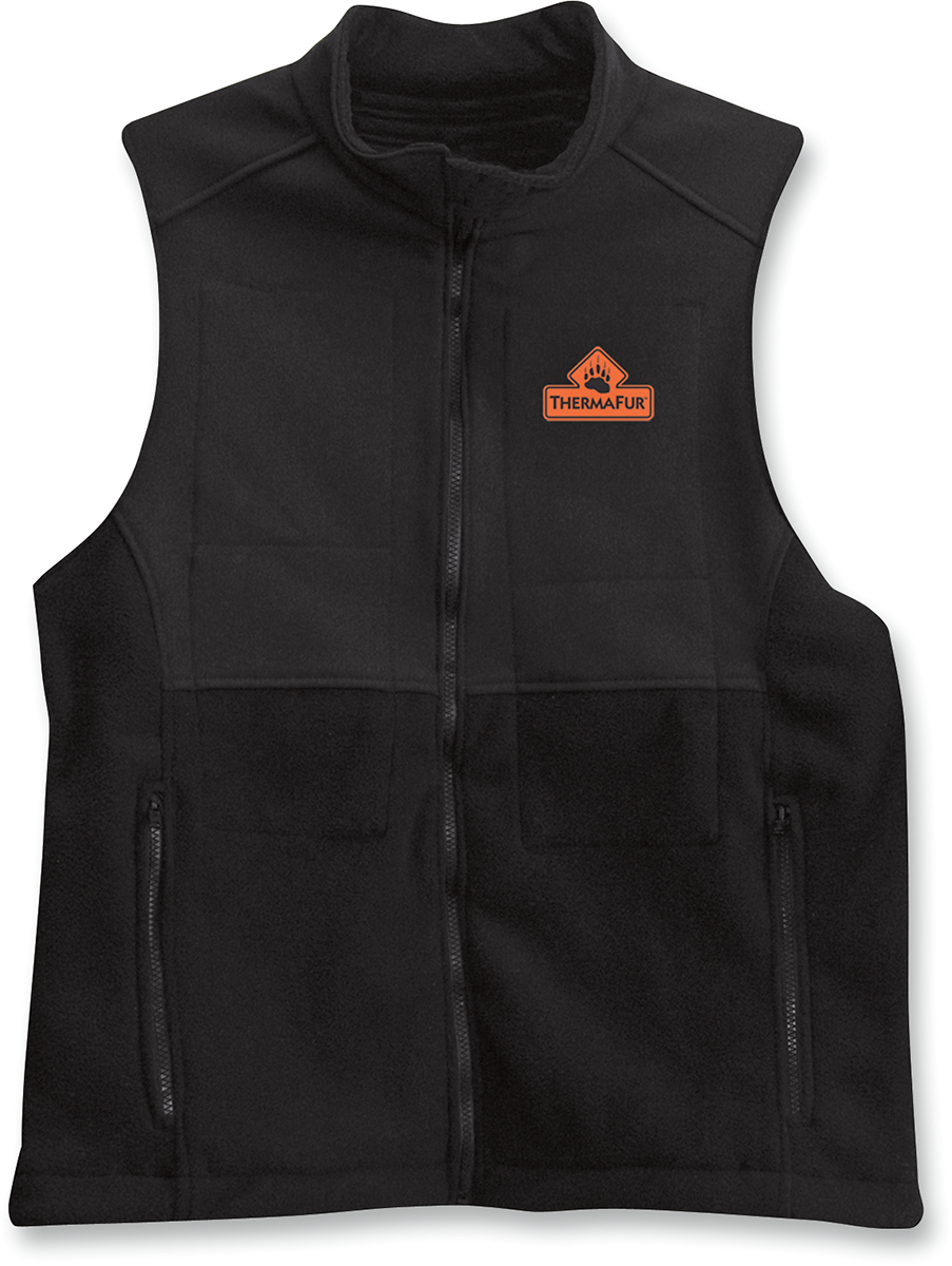 HYPER KEWL Thermafur Air-Activated Heated Vest - Black - Large 5529BLK-L