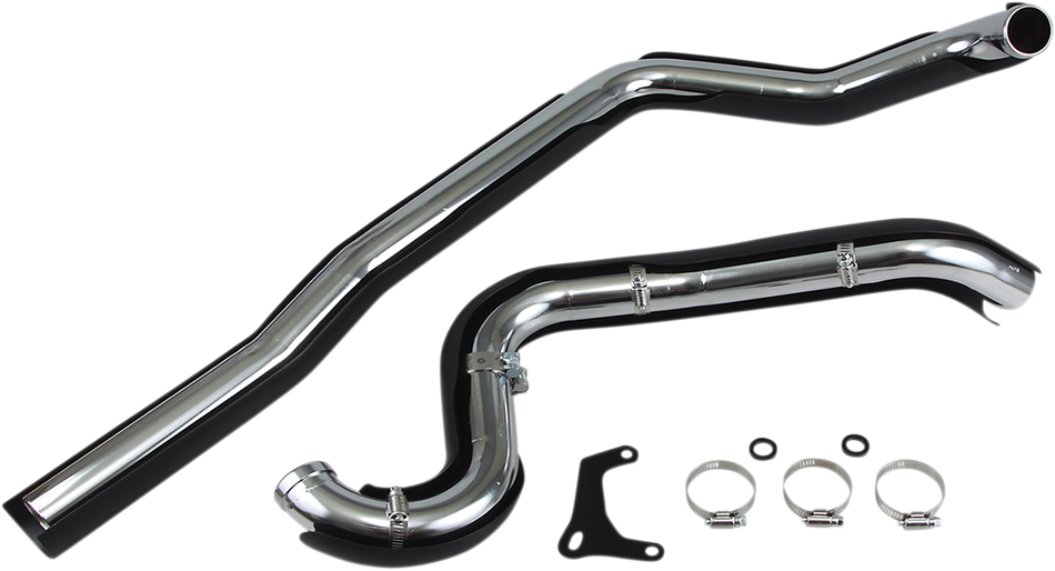 COBRA True Dual Headpipes - Black - '95-'06 FL 6250RB