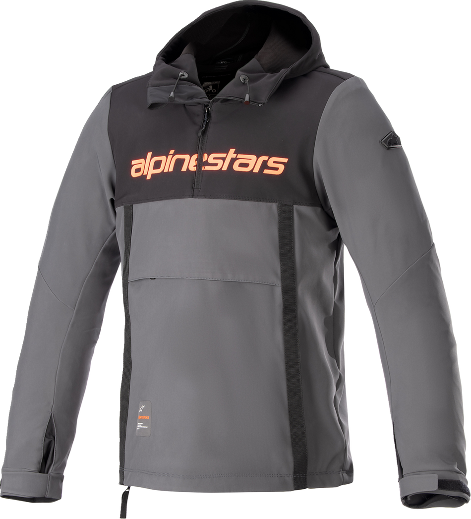 ALPINESTARS Sherpa Jacket - Black/Gray - 2XL 4208123-1134-2X