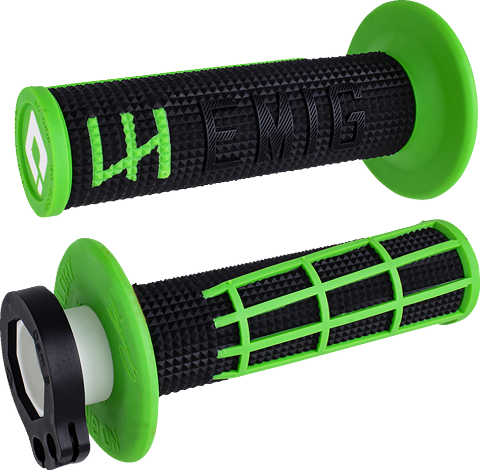 ODI Grips - Emig 2.0 - Black/Green H36E2BN