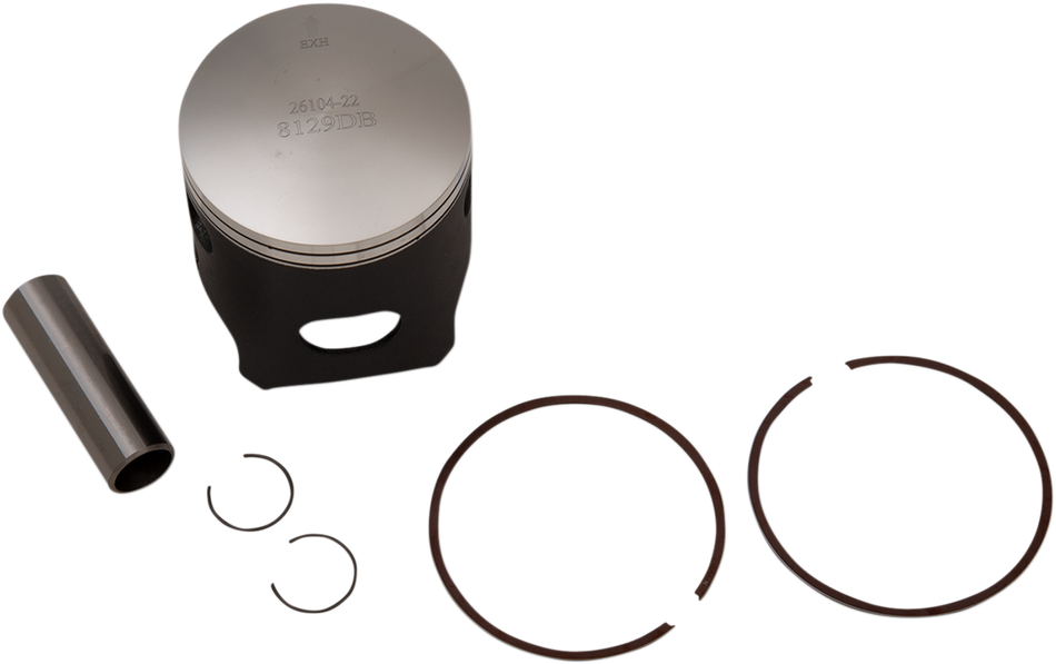 WOSSNER Piston Kit - KX250 - 67.35 mm 8129DB