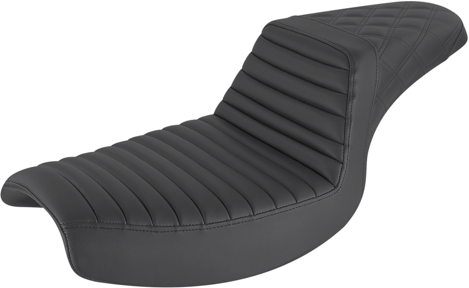 Asiento elevador para SILLÍN - Tuck-n-Roll delantero/cosido de celosía trasero - Negro 882-09-176