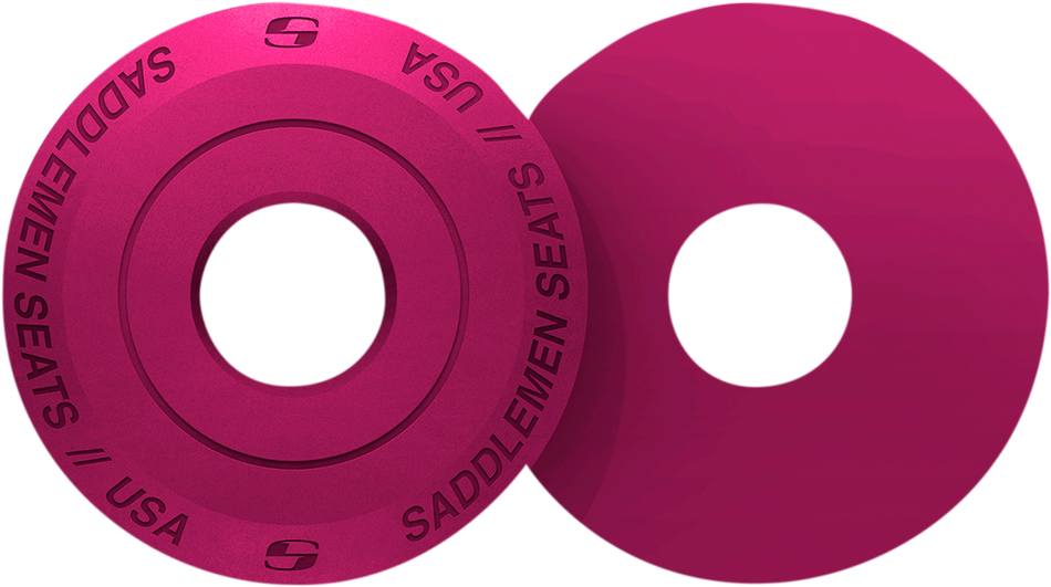 SADDLEMEN Fender Seat Washer - Pink 14707PK