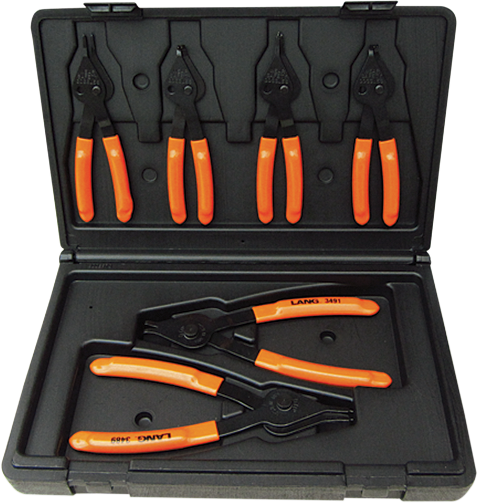 LANG TOOLS Plier Snap Ring Set - 6-Piece 3497