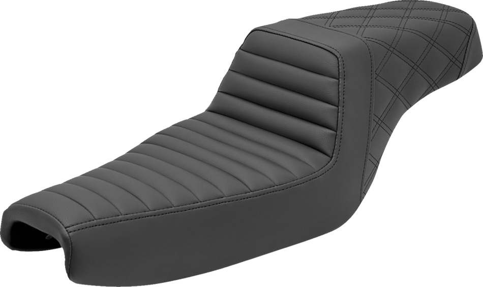 Asiento elevador para SILLÍN - Tuck-n-Roll delantero/cosido de celosía trasero - Negro 807-11-176