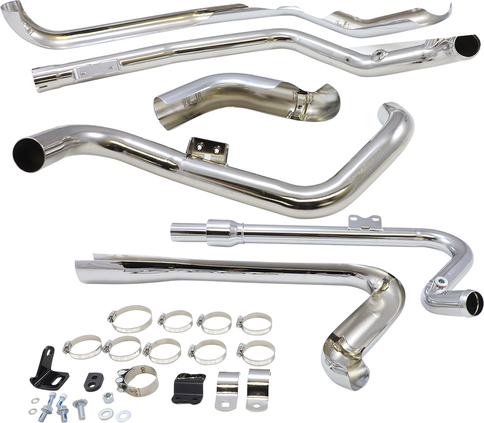 COBRA True Dual Headpipes - Chrome - Dresser TRUEDUAL,NOT POWERPORT 6257