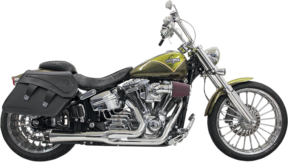 BASSANI XHAUST 2:1 Exhaust - Chrome - Short - Breakout 1S32R