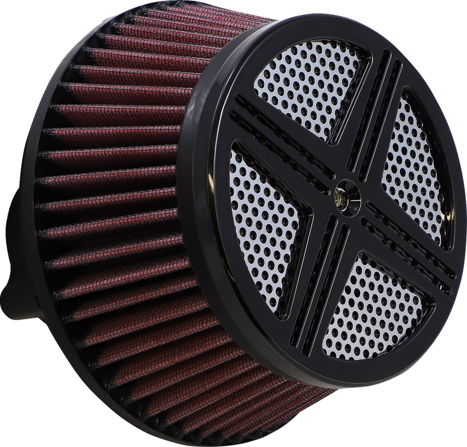 BARON XXX Air Cleaner - Black - V-Star 950 BA-2313-00B