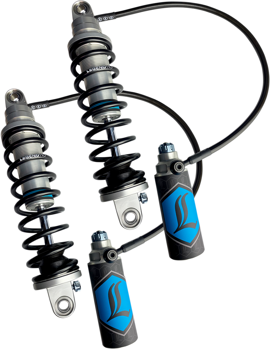 LEGEND SUSPENSION REVO ARC Remote Reservoir Shocks - Heavy Duty - Clear - 14" - '14+ FL 1310-1937