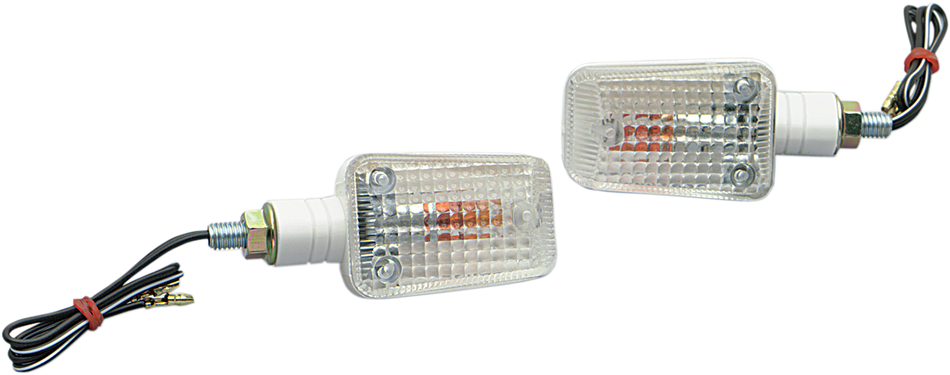 K&S TECHNOLOGIES DOT Marker Light - Ministalk - White Clear 25-8111